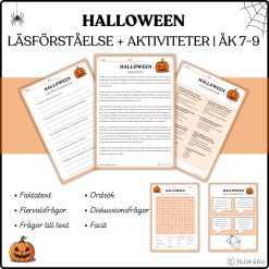 Halloween – Faktatext & arbetsuppgifter | Åk 7–9