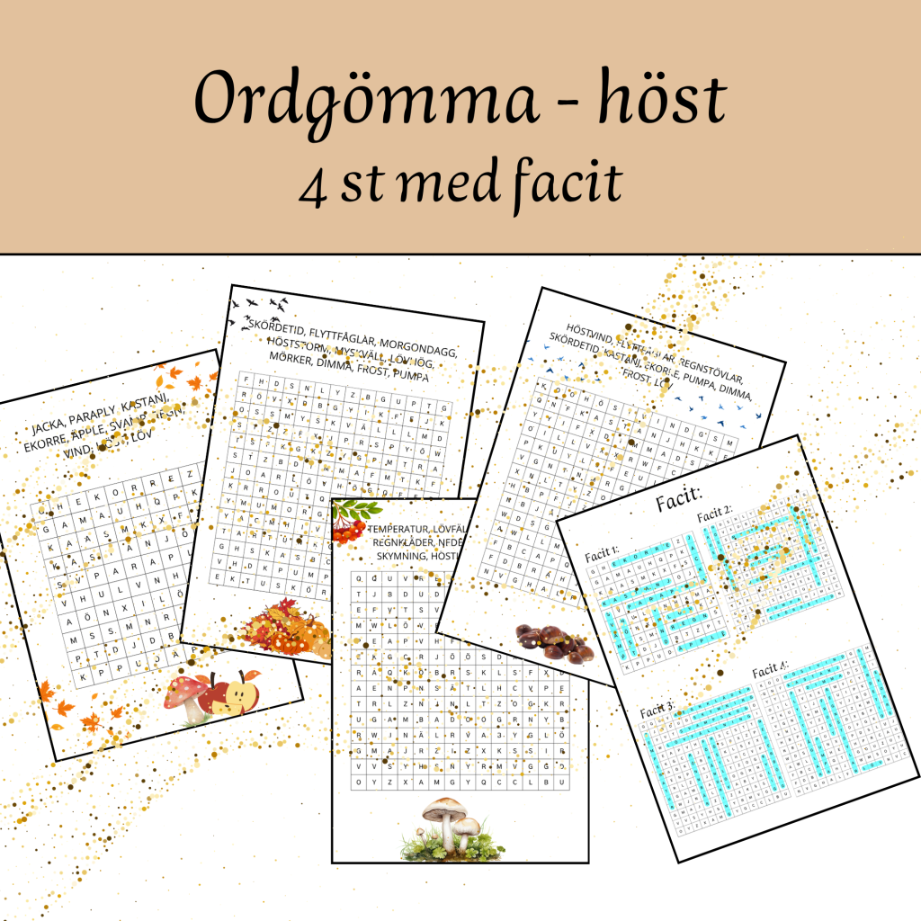 Ordgömma, höst