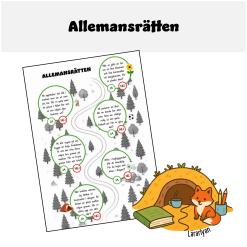 Arbetsblad om allemansrätten