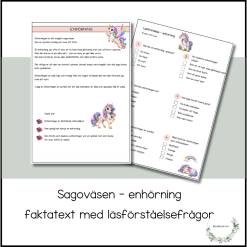 Sagoväsen - enhörning