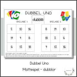 Dubbel Uno - spel