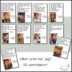 Vilket yrke har jag? 40 samtalskort