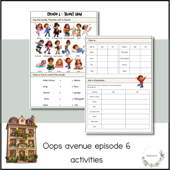Oops avenue - episode 6 activities