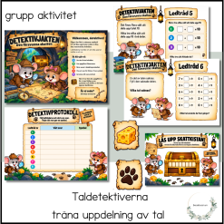 Taldetektiverna - uppdelning av tal