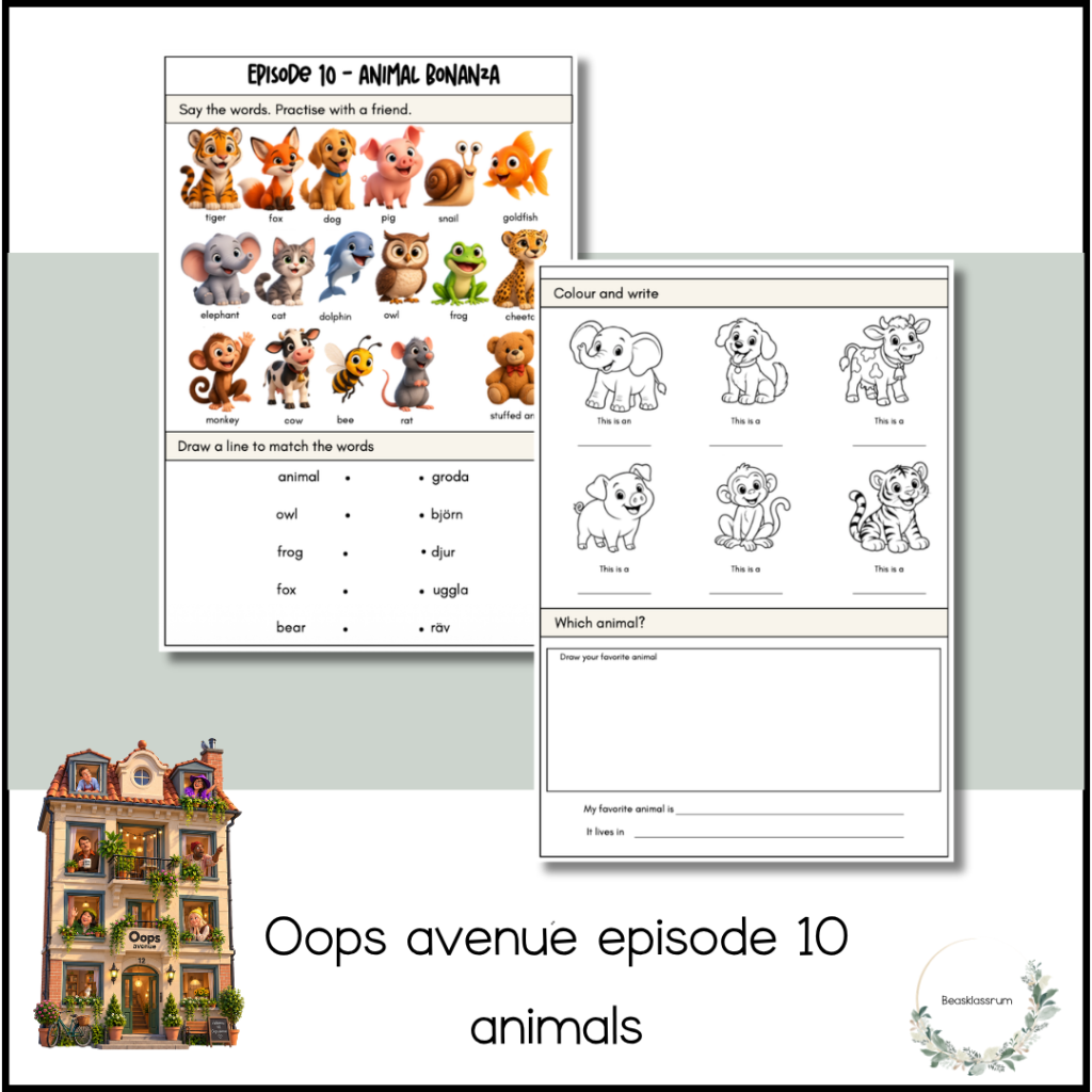 Oops avenue – episode 10 animals