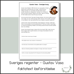 Sveriges regenter - Gustav Vasa