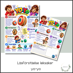 Läsförståelse leksaker - yoyo