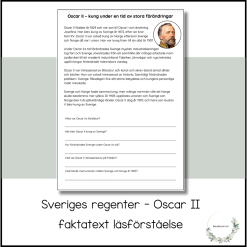 Sveriges regenter - Oscar II