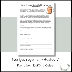 Sveriges regenter - Gustav V