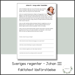 Sveriges regenter - Johan III