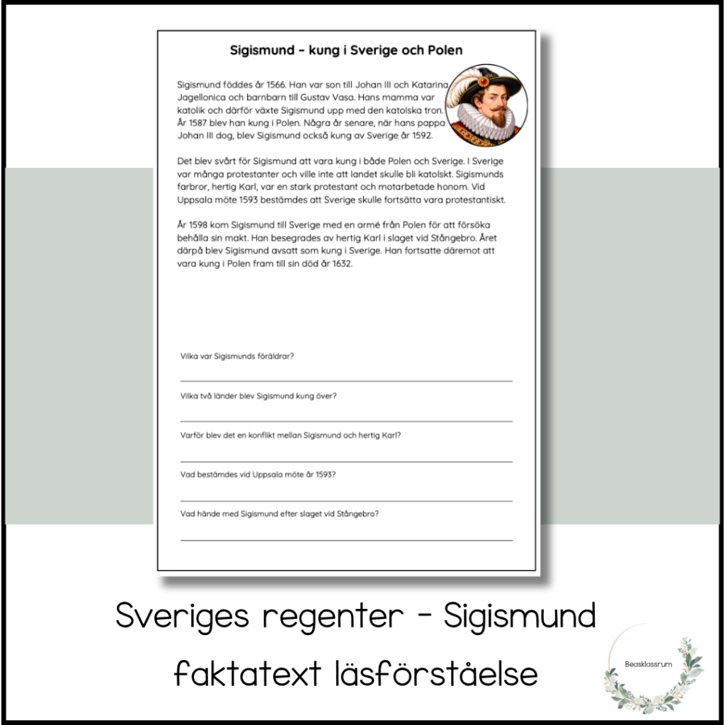Sveriges regenter – Sigismund