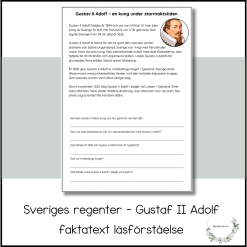 Sveriges regenter - Gustaf II Adolf