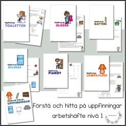 Förstå och hitta på uppfinningar - arbetshäfte nivå 1