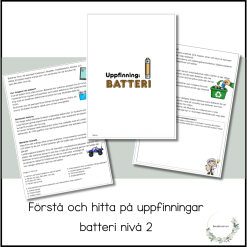 Förstå och hitta på uppfinningar - batteri nivå 2