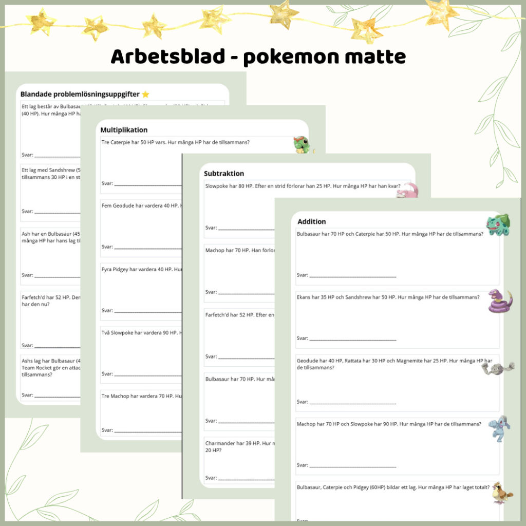 Pokemon-matte