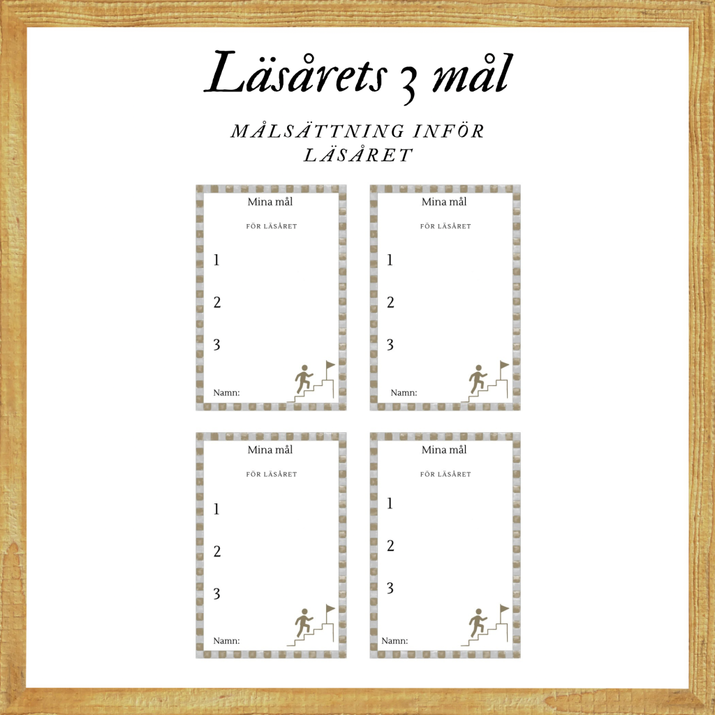 Mina mål för läsåret