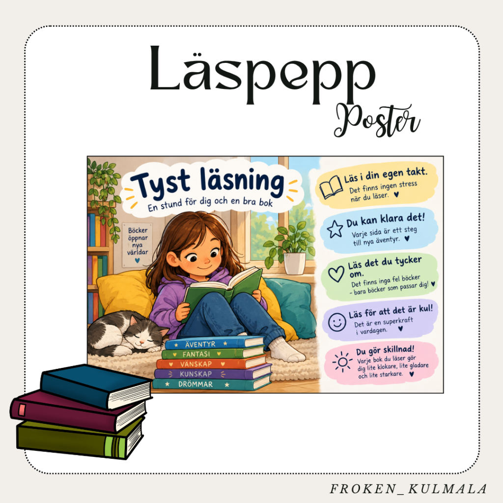 Läspepp poster (AI-generad)