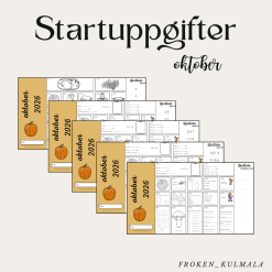 Startuppgifter oktober 2026