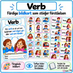Bildstöd verb - yngre elever