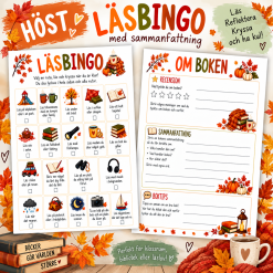 Höst läsbingo med sammanfattning