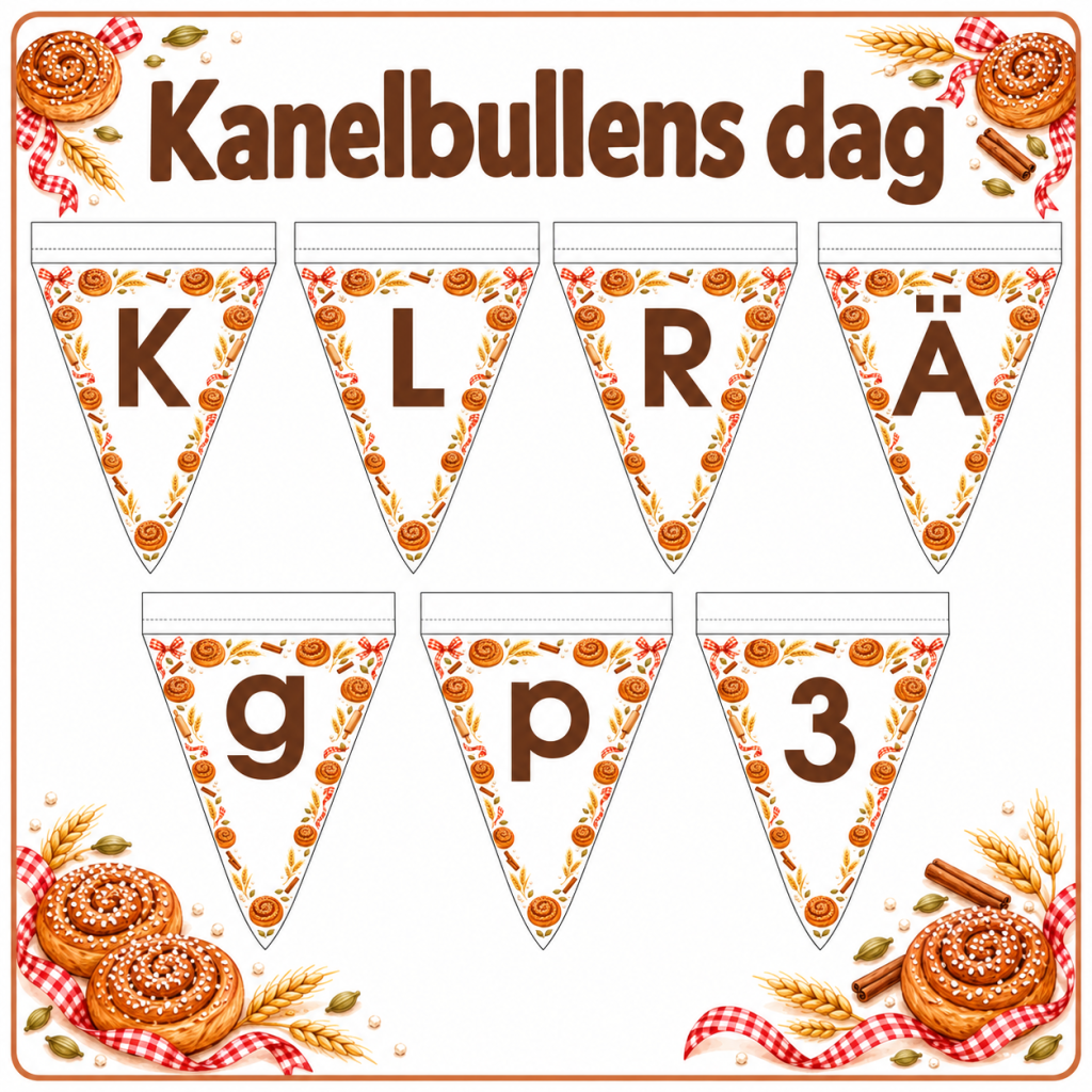 Vimplar Kanelbullens dag