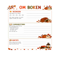 Bokrecension och sammanfattning höst