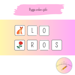 Arbeta med bokstäverna S,O,L,A,R,M OBS BUNDLE! (Del1+2)