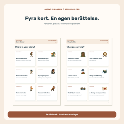 Story Builder – bildkort för berättande på engelska