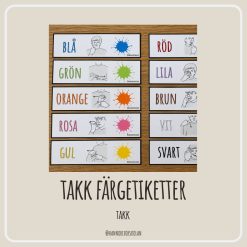 TAKK färgetiketter