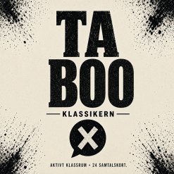 Taboo – 24 samtalskort med språkstöd (engelska åk 4–6)
