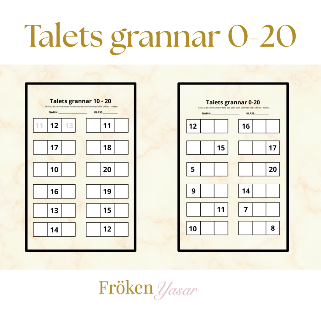 Talets grannar 0-20