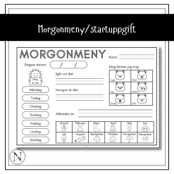 Morgonmeny