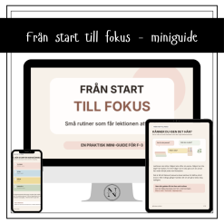 Miniguide - från start till fokus