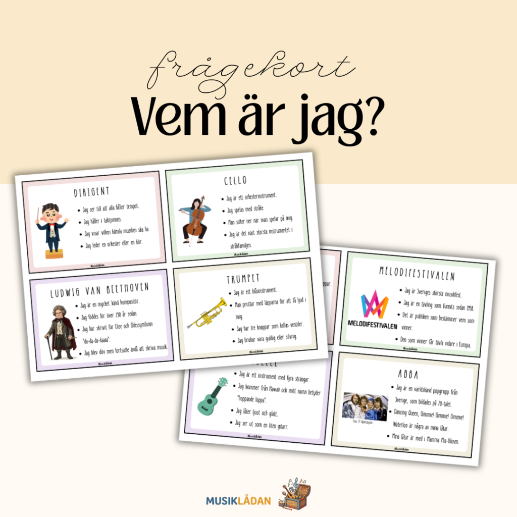 Vem är jag? – frågekort
