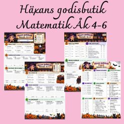 Häxans godisbutik – matematik åk 4–6 🎃