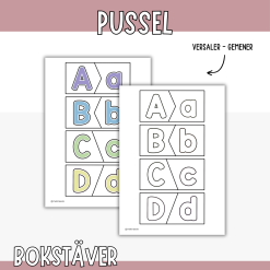 Pussel - Para ihop alfabetet