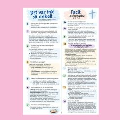 Kristendom – läsförståelse med frågor och facit | Religion åk 7–9