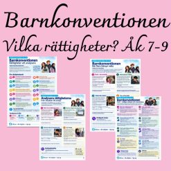 Barnkonventionen – rättigheter att analysera | Åk 7–9