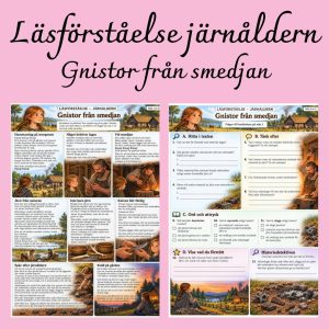 Järnåldern – läsförståelse med frågor och facit | Gnistor från smedjan