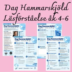 Dag Hammarskjöld – läsförståelse åk 4–6 | FN, diplomati och fred
