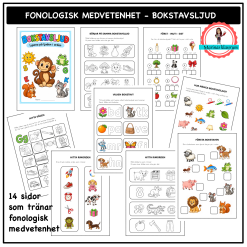 Fonologisk medvetenhet - bokstavsljud