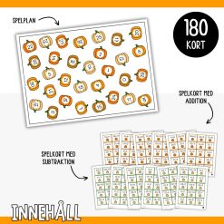 Räkna & hitta Halloween - Mattespel med addition och subtraktion 0-30