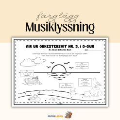 Färgläggningsbilder för musiklyssning 🖌️