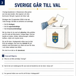 Valet 2026 - Riksdagen, regeringen och partierna - Samhällskunskap åk 4