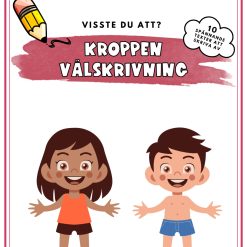 Välskrivningshäfte + kort (Visste du att-kroppen)