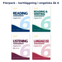 Kartläggning Engelska åk 6 – Flerpack 4 delar (Uppdaterad HT26)