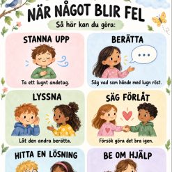 När något blir fel och hur du kan göra plansch!
