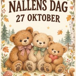 Nallens dag poster och målarbild!
