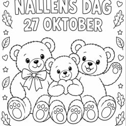 Nallens dag poster och målarbild!