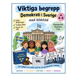 Viktiga begrepp med bildstöd – Demokrati i Sverige åk 4–6 | Kopplat till Koll på samhället